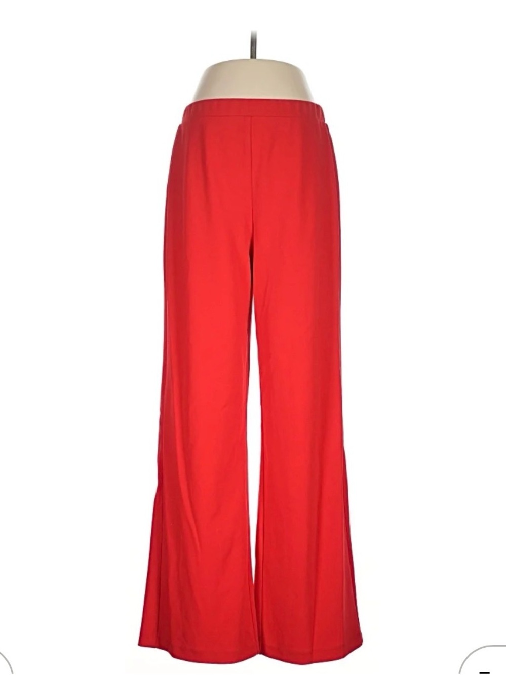 Halston Heritage Red Wide-Leg Trousers